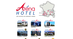 Desktop Screenshot of hotels-arena.com